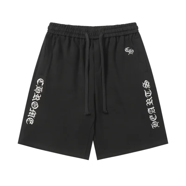 Chrome Hearts Embroidered SweatShorts #2287 Black Chrome Hearts Embroidered SweatShorts #2287 Black