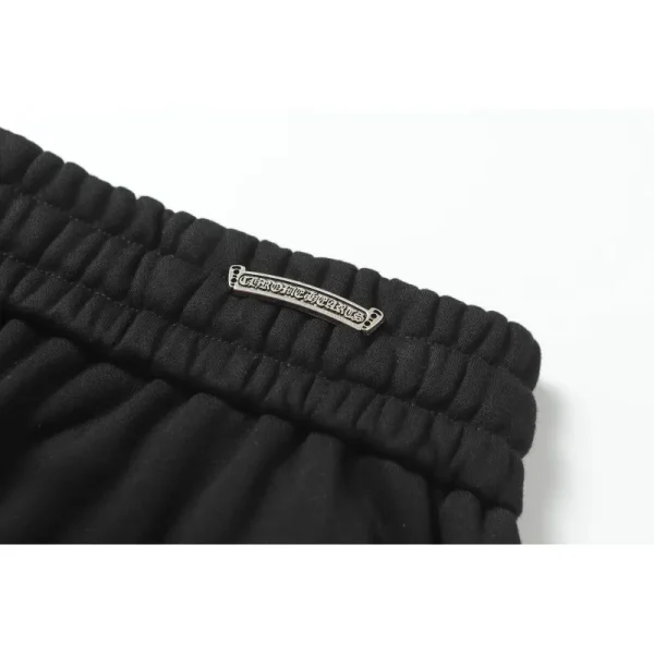 chrome_hearts_embroidered_sweatshorts__2287_black_1C92472D43A1C Chrome Hearts Embroidered SweatShorts #2287 Black