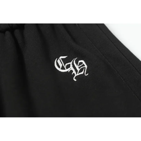 chrome_hearts_embroidered_sweatshorts__2287_black_1C92472E4411A Chrome Hearts Embroidered SweatShorts #2287 Black