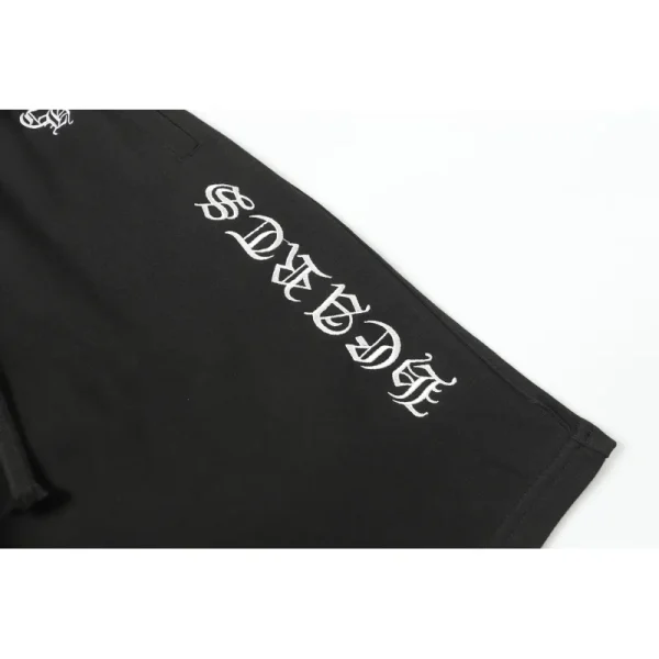 chrome_hearts_embroidered_sweatshorts__2287_black_1C92472ED0815 Chrome Hearts Embroidered SweatShorts #2287 Black