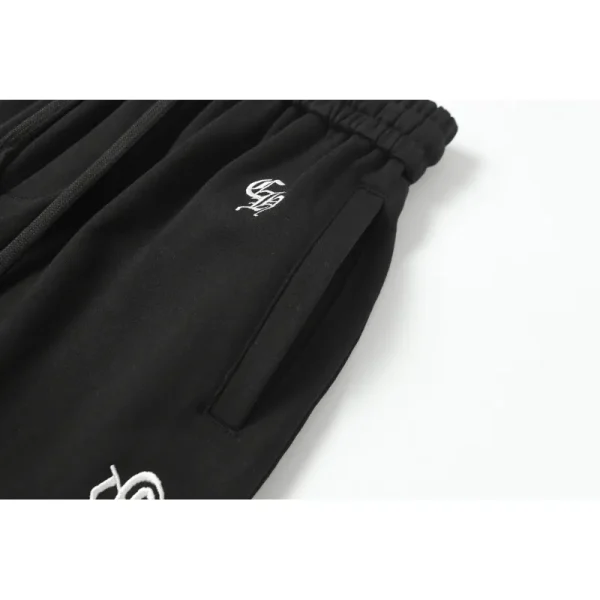 chrome_hearts_embroidered_sweatshorts__2287_black_1C92472F55010 Chrome Hearts Embroidered SweatShorts #2287 Black