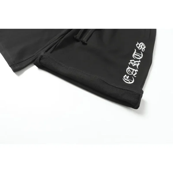 chrome_hearts_embroidered_sweatshorts__2287_black_1C9247309C616 Chrome Hearts Embroidered SweatShorts #2287 Black