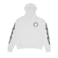 Chrome Hearts Floral Horseshoe Hoodie 'White' Chrome Hearts Floral Horseshoe Hoodie 'White'