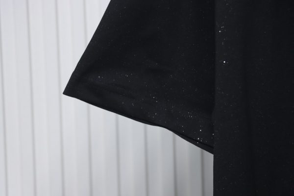 chrome_hearts_hot_diamond_logo_glitter_short_sleeve_black_1C42BFEB58C17 Chrome Hearts Hot diamond logo glitter short sleeve black