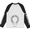 chrome_hearts_k9003_1AE19C4CAAF1E Chrome Hearts Horseshoe Baseball Shirt White/Black