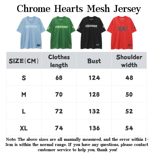 Chrome Hearts Mesh Black Jersey