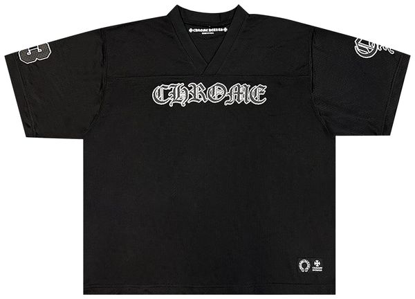 Chrome Hearts Mesh Stadium Football Jersey 'Black' Chrome Hearts Mesh Stadium Football Jersey 'Black'