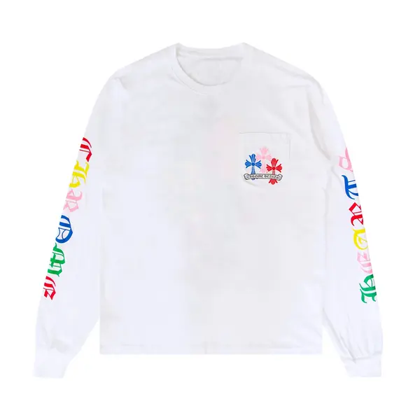 Chrome Hearts Multicolor Long-Sleeve 'White' Chrome Hearts Multicolor Long-Sleeve 'White'