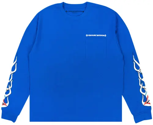 Chrome Hearts x Matty Boy Space Long-Sleeve T-Shirt 'Blue'