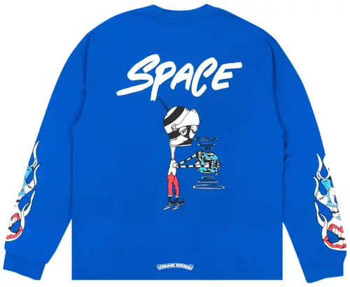 Chrome Hearts x Matty Boy Space Long-Sleeve T-Shirt 'Blue'