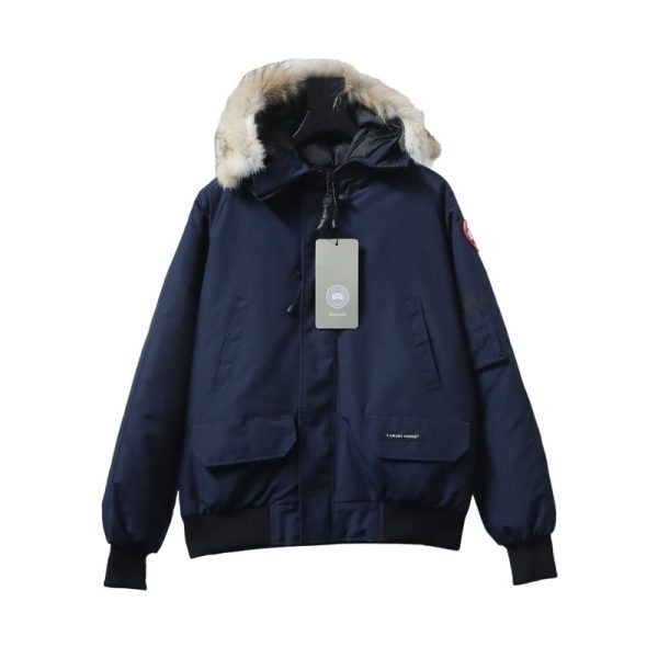 Canada Goose   Dark blue short down jacket