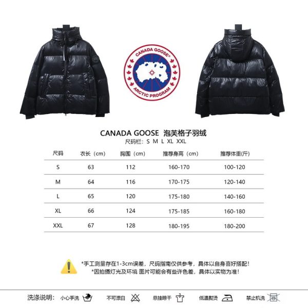 copy_of__canada_goose__puff_plaid_down_jacket_dark_blue_1D0A0276DCC1D Canada Goose Puff Plaid Down Jacket Black