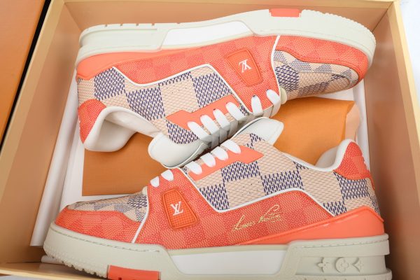 copy_of__pk_god_batch_louis_vuitton_trainer_white_green__1AC697A4AA510 PK God Batch LOUIS VUITTON Trainer White Orange