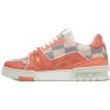 PK God Batch LOUIS VUITTON Trainer White Orange PK God Batch LOUIS VUITTON Trainer White Orange