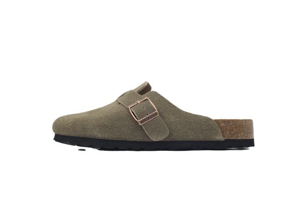 Birkenstock Boston Soft Footbed Grayish Green Birkenstock Boston Soft Footbed Grayish Green