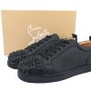 Christian Louboutin Louis Junior Spikes Black