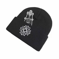 Chrome Hearts Beanie Black pk09
