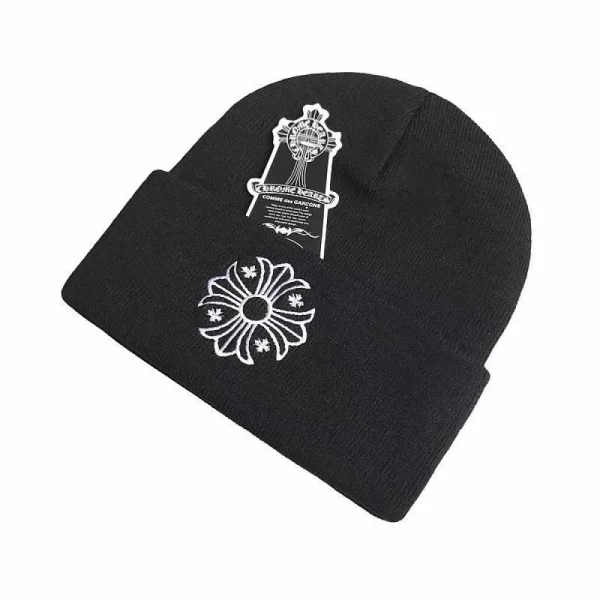 Chrome Hearts Beanie Black pk09 Chrome Hearts Beanie Black pk09