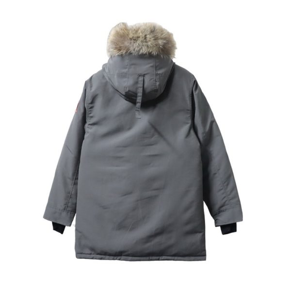 Canada goose  Business style mid-length down jacket gray