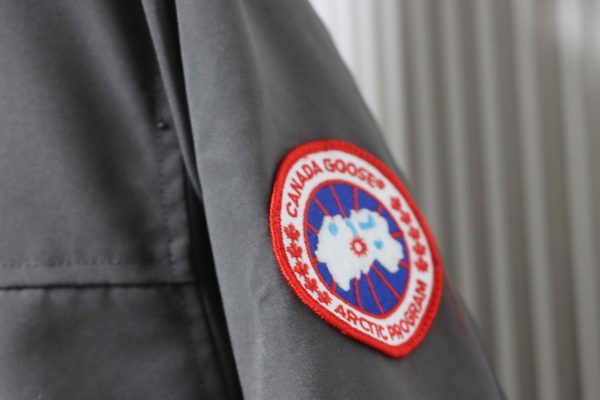 Canada goose  Business style mid-length down jacket gray
