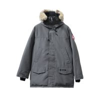 Canada goose  Business style mid-length down jacket gray