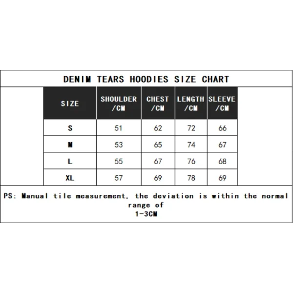 Denim Tears Big Cotton Wreath Sweatshirt Black