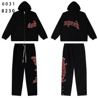 Godspeed OG Logo Black Sweatsuit G6031-8230 Red Letter Print