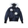 Moose Knuckles Stirling Women's down jacket dark blue Moose Knuckles Stirling Women's down jacket dark blue