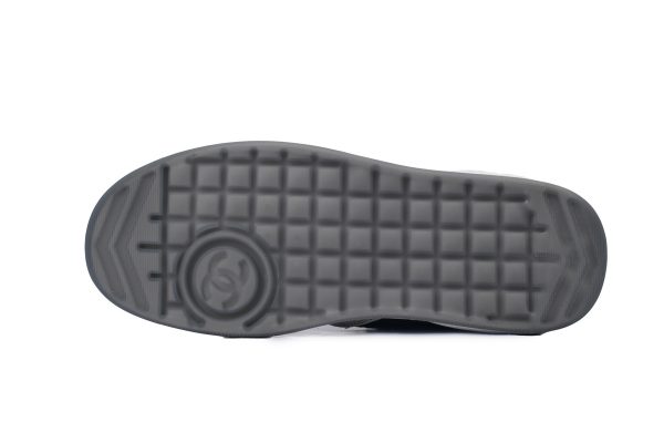 PK God Batch Chanel Stylish Skateboarding Shoes Black White