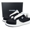 PK God Batch Chanel Stylish Skateboarding Shoes Black White