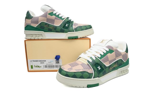 copy_of_pk_god_batch_tyler_x_louis_vuitton_trainer_green_1AC69625AA611 PK God Batch LOUIS VUITTON Trainer White Green