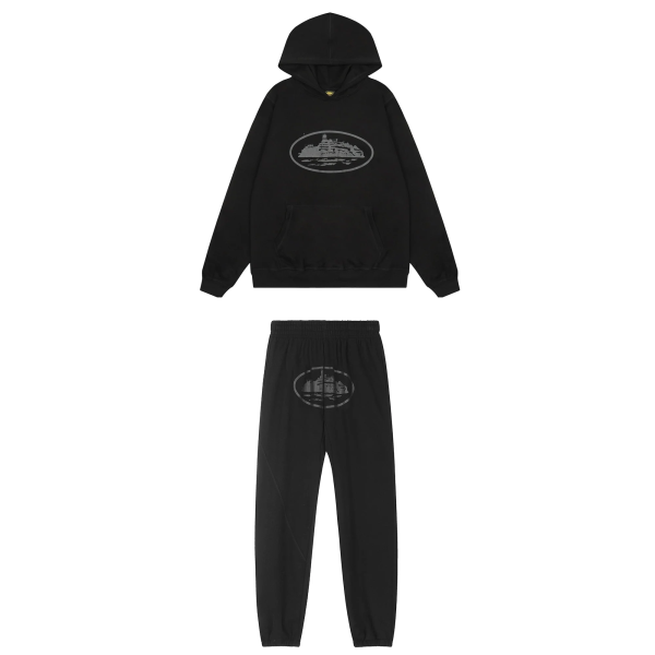 Corteiz Alcatraz V2 Triple Black Set Corteiz Alcatraz V2 Triple Black Set