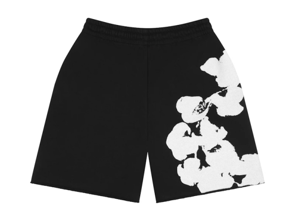 denim_tears_big_cotton_wreath_sweat_shorts_black_1C4152FC8CC19 Denim Tears Big Cotton Wreath Sweat Shorts Black