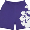 denim_tears_big_cotton_wreath_sweat_shorts_purple_1C4153F438318 Denim Tears Big Cotton Wreath Sweat Shorts Purple