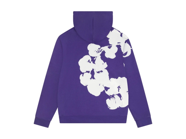 Denim Tears Big Cotton Wreath Sweatshirt Purple