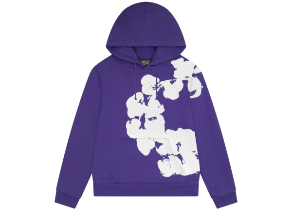 Denim Tears Big Cotton Wreath Sweatshirt Purple