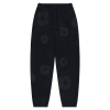 Denim Tears Cotton Wreath Sweatpants Black Monochrome Denim Tears Cotton Wreath Sweatpants Black Monochrome