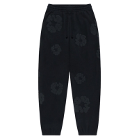 Denim Tears Cotton Wreath Sweatpants Black Monochrome Denim Tears Cotton Wreath Sweatpants Black Monochrome