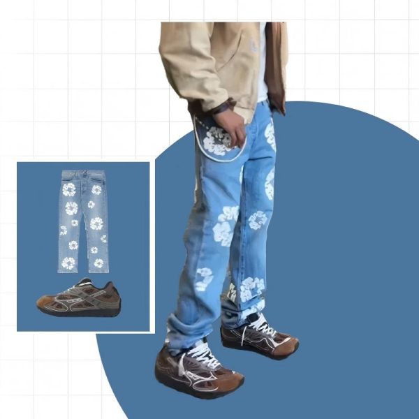 Denim Tears Jean+Bottega Veneta Orbit Sneaker Brown