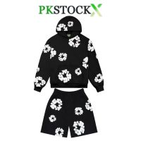 Denim Tears The Cotton Wreath black shorts set Denim Tears The Cotton Wreath black shorts set