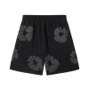 Denim Tears The Cotton Wreath Shorts Black Grey Denim Tears The Cotton Wreath Shorts Black Grey