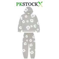 Denim Tears The Cotton Wreath Sweatshirt Gray suit Denim Tears The Cotton Wreath Sweatshirt Gray suit