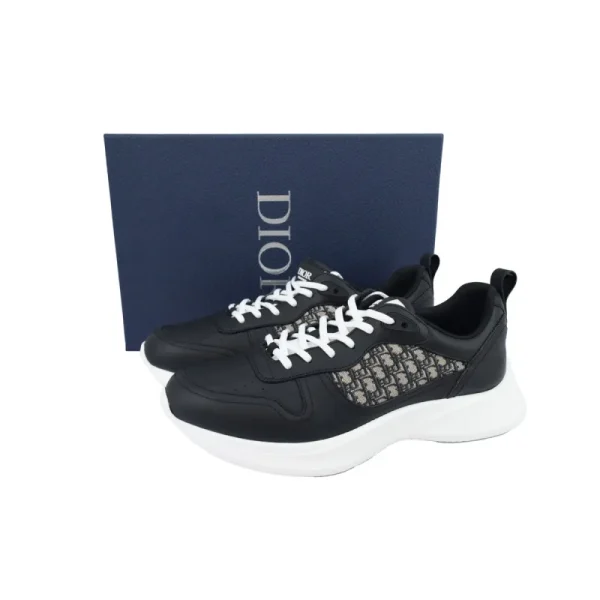 dior_b25_runner_black_smooth_calfskin_oblique_jacquard_3sn299zir_h965_1CEDFD64E4114 Dior B25 Runner Black Smooth Calfskin Oblique Jacquard 3SN299ZIR-H965