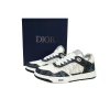 Dior B27 Low Denim Blue White Dior Tears Oblique Galaxy Leather 3SN272ZWZ H580