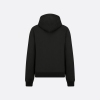 Dior CD Icon Hooded Sweatshirt Black Cotton Fleece