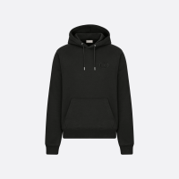 Dior CD Icon Hooded Sweatshirt Black Cotton Fleece Dior CD Icon Hooded Sweatshirt Black Cotton Fleece