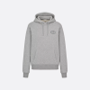 Dior CD Icon Hooded Sweatshirt Grey Cotton Fleece
