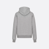 Dior CD Icon Hooded Sweatshirt Grey Cotton Fleece