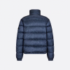 Dior Oblique Down Jacket Navy Blue Technical Jacquard