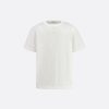 Dior Oblique Relaxed-Fit T-Shirt Off-White Terry Cotton Jacquard